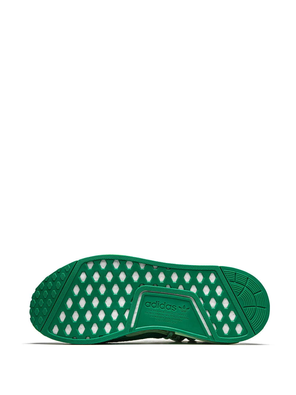 adidas X Pharrell Williams Hu Nmd Complexland Sneakers — Green — Size US M 7 - US W 8.5 — Top View