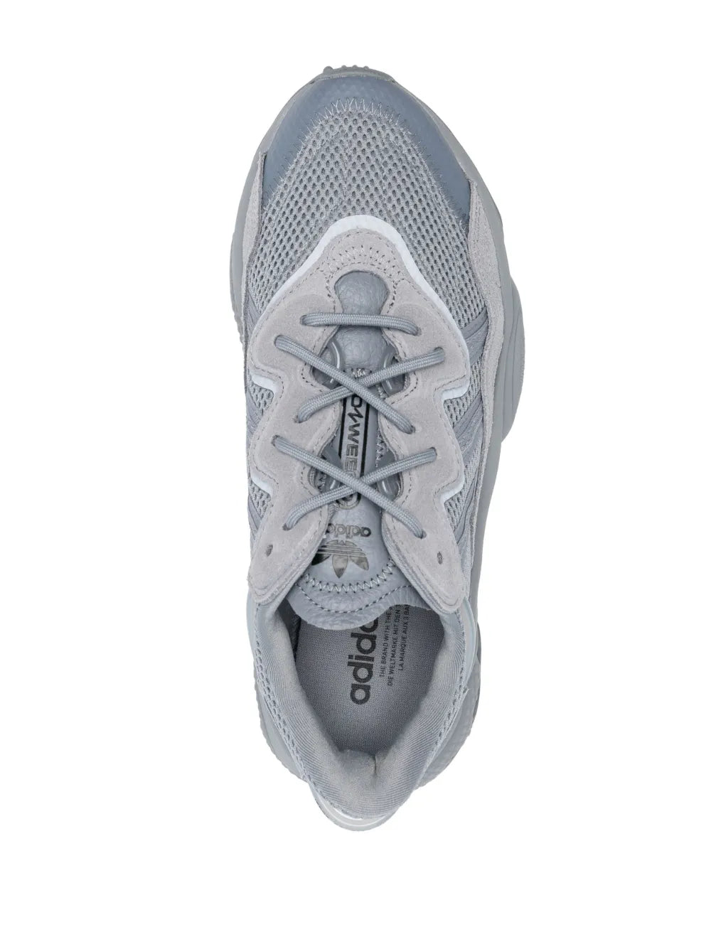 adidas Ozweego Low-Top Sneakers — Grey — Size US M 4.5 - US W 6 — Top View