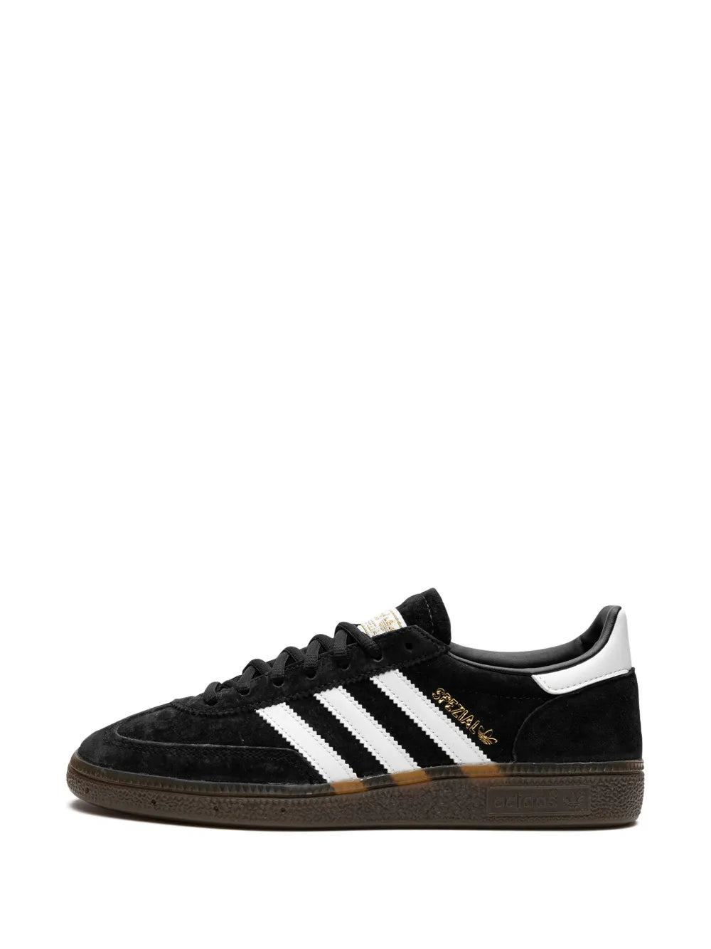 adidas Handball Spezial Low-Top Sneakers — Black — Size US M 7.5 - US W 9 — Detail View