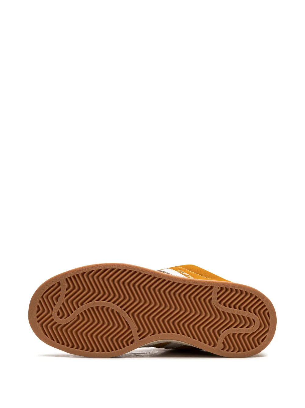 adidas Campus 80S Low-Top Sneakers — Sunflower Yellow/White — Size US M 9.5 - US W 11 — Top View
