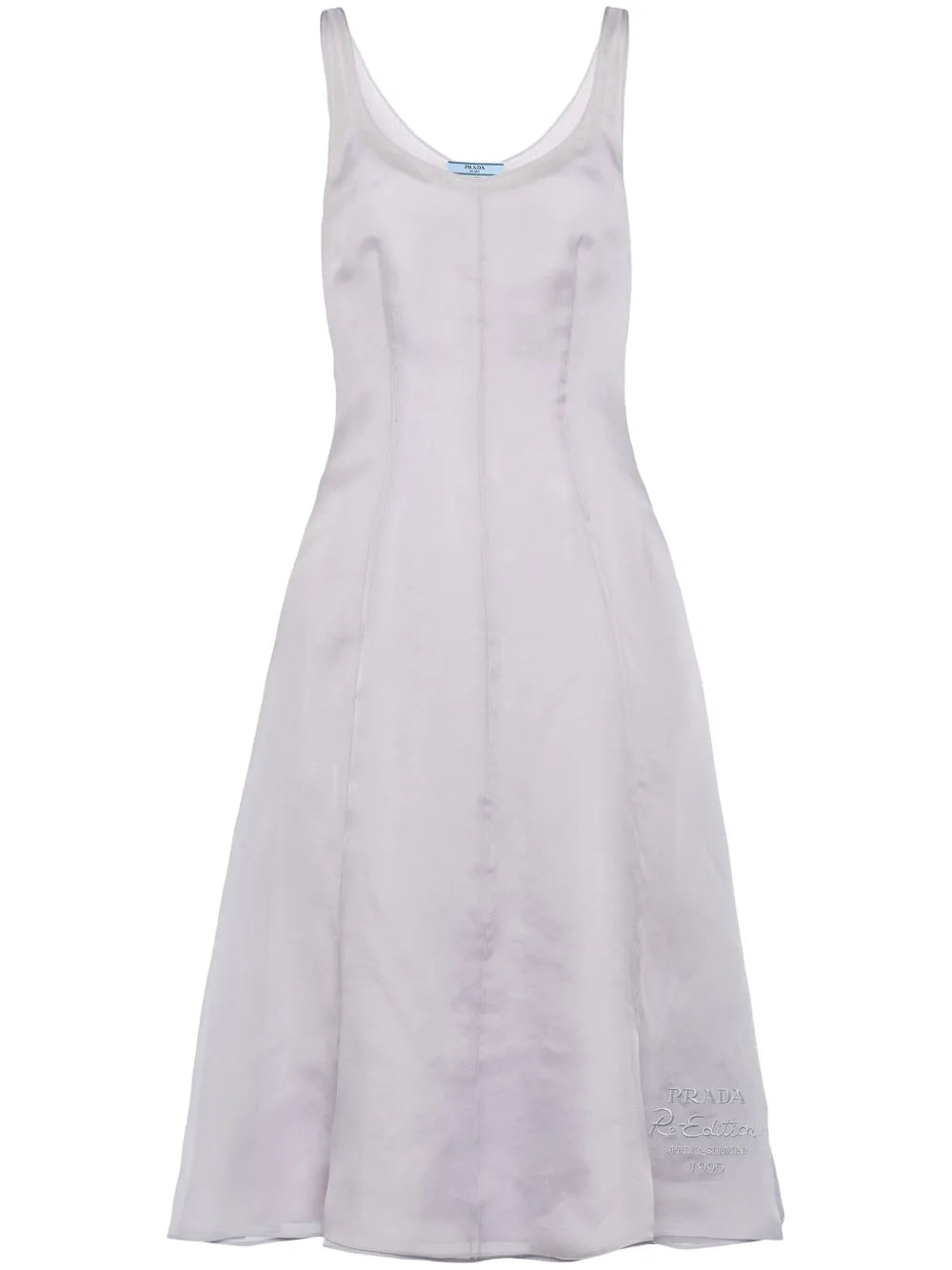 Prada Re Edition 1995 Organza Dress — Red/ Purple — Size XS — Front View