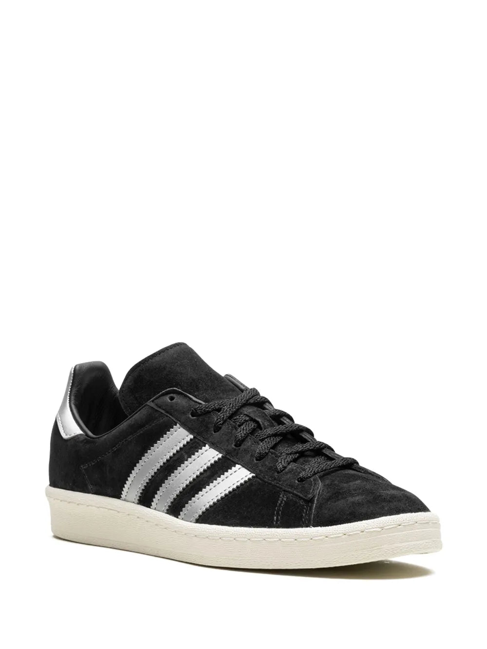 adidas Campus 80S Black Off White Sneakers — Black/Silver-Tone — Size US M 10.5 - US W 12 — Alternate View 7