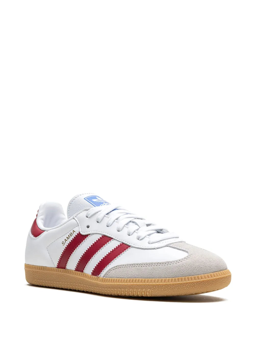adidas Samba Og Collegiate Burgundy Sneakers — White/Red — Size US M 9.5 - US W 11 — Alternate View 7