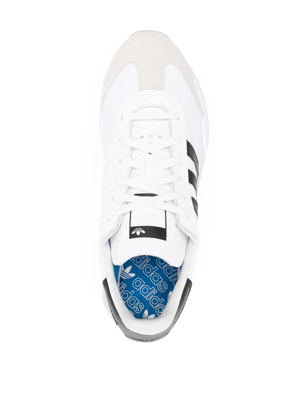 adidas Country Xlg Sneakers — White/Black — Size US M 9.5 - US W 11 — Top View