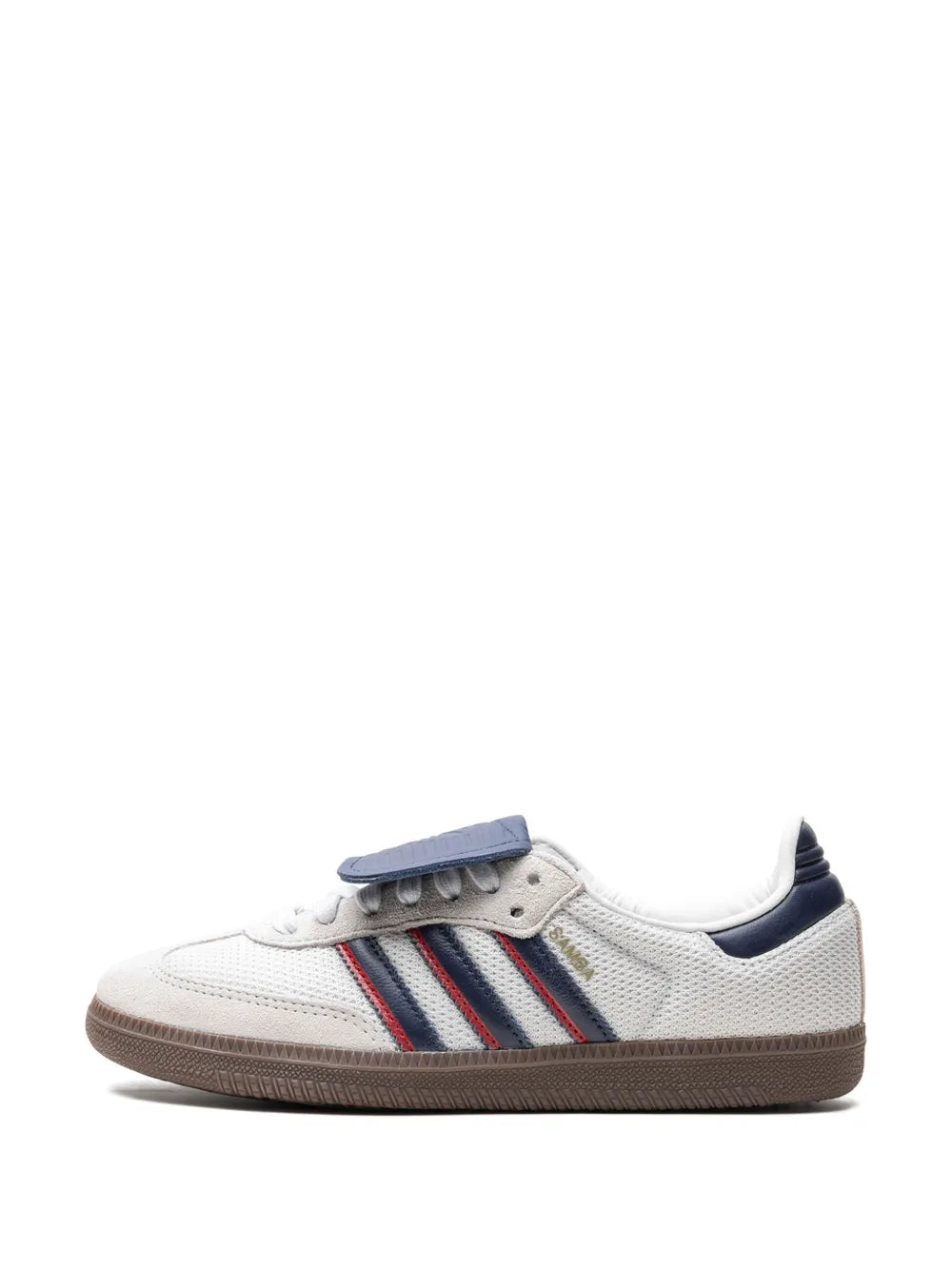 adidas Samba Lt Crystal White/Dark Blue Sneakers — White — Size US M 10.5 - US W 12 — Detail View