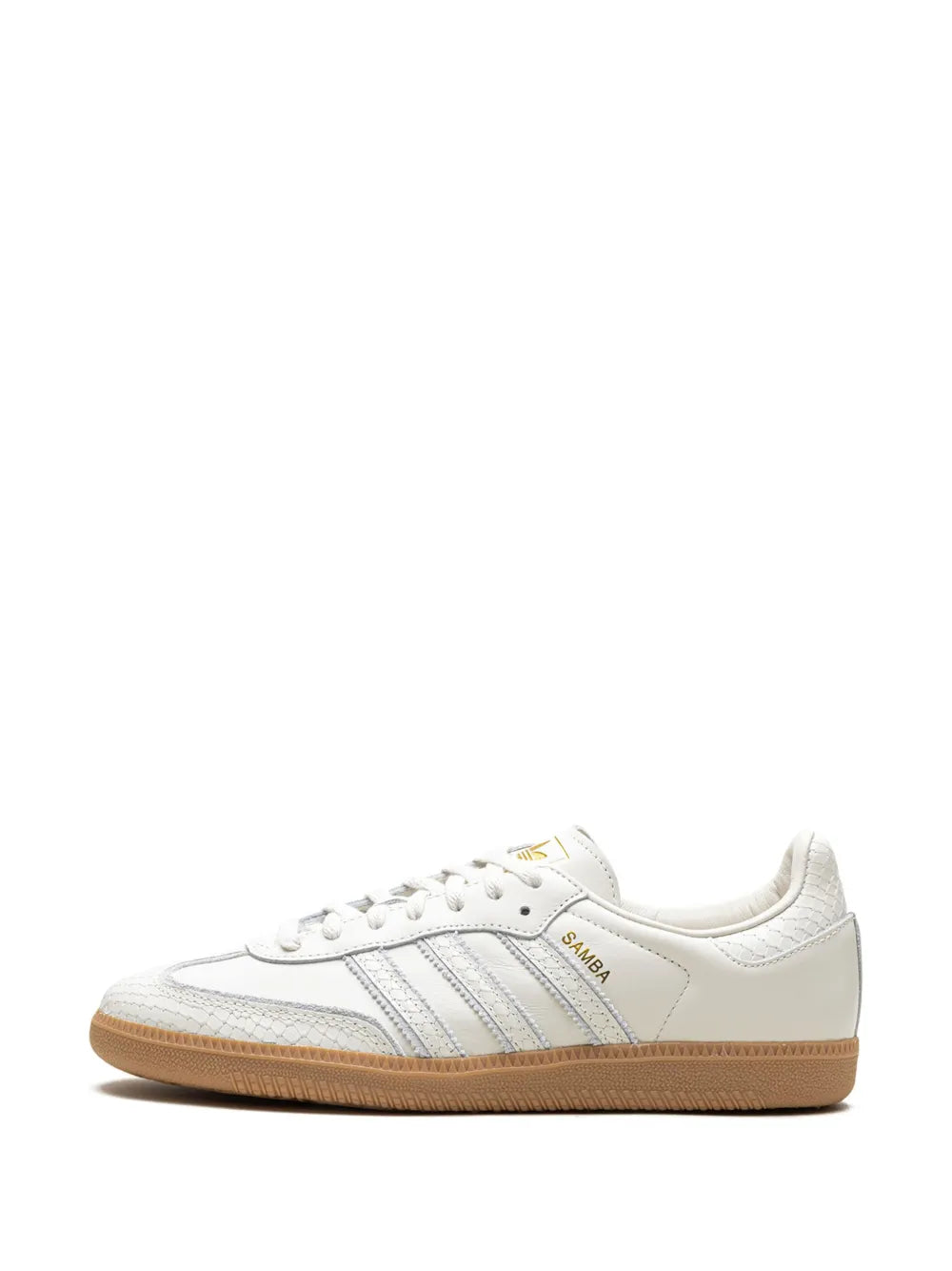 adidas Samba Og Core White/Gum Sneakers — Off-White — Size US M 9.5 - US W 11 — Detail View