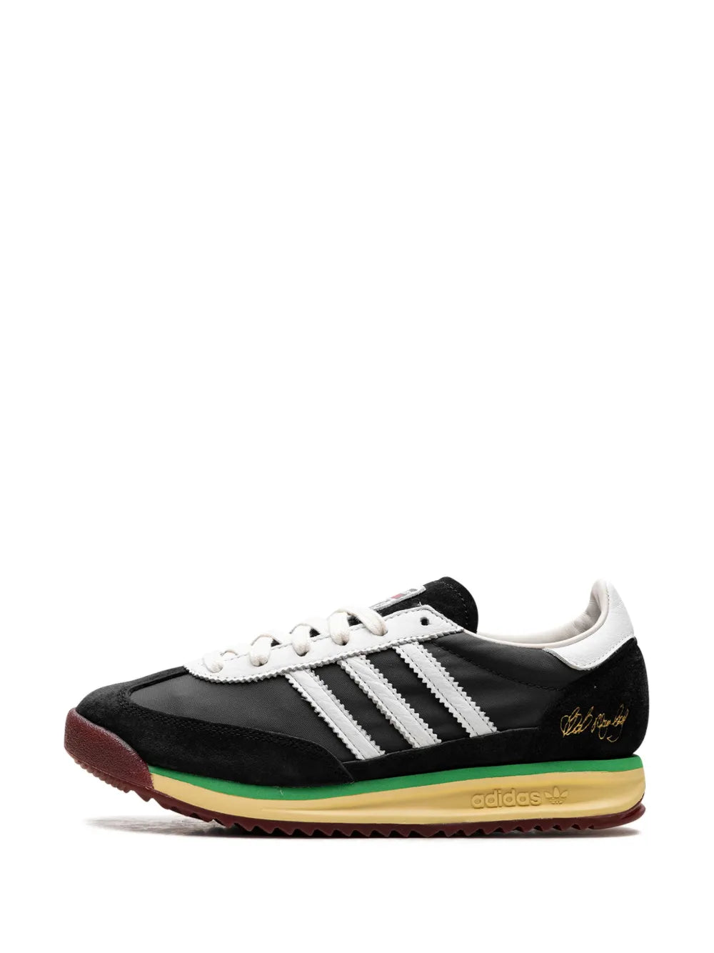adidas Sl 72 Rs Bob Marley One Love Sneakers — Black — Size US M 9 - US W 10.5 — Detail View