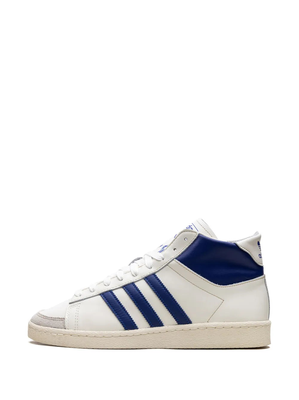 adidas Jabbar Hi Off White/Collegiate Royal Sneakers — White — Size US M 11 - US W 12.5 — Detail View