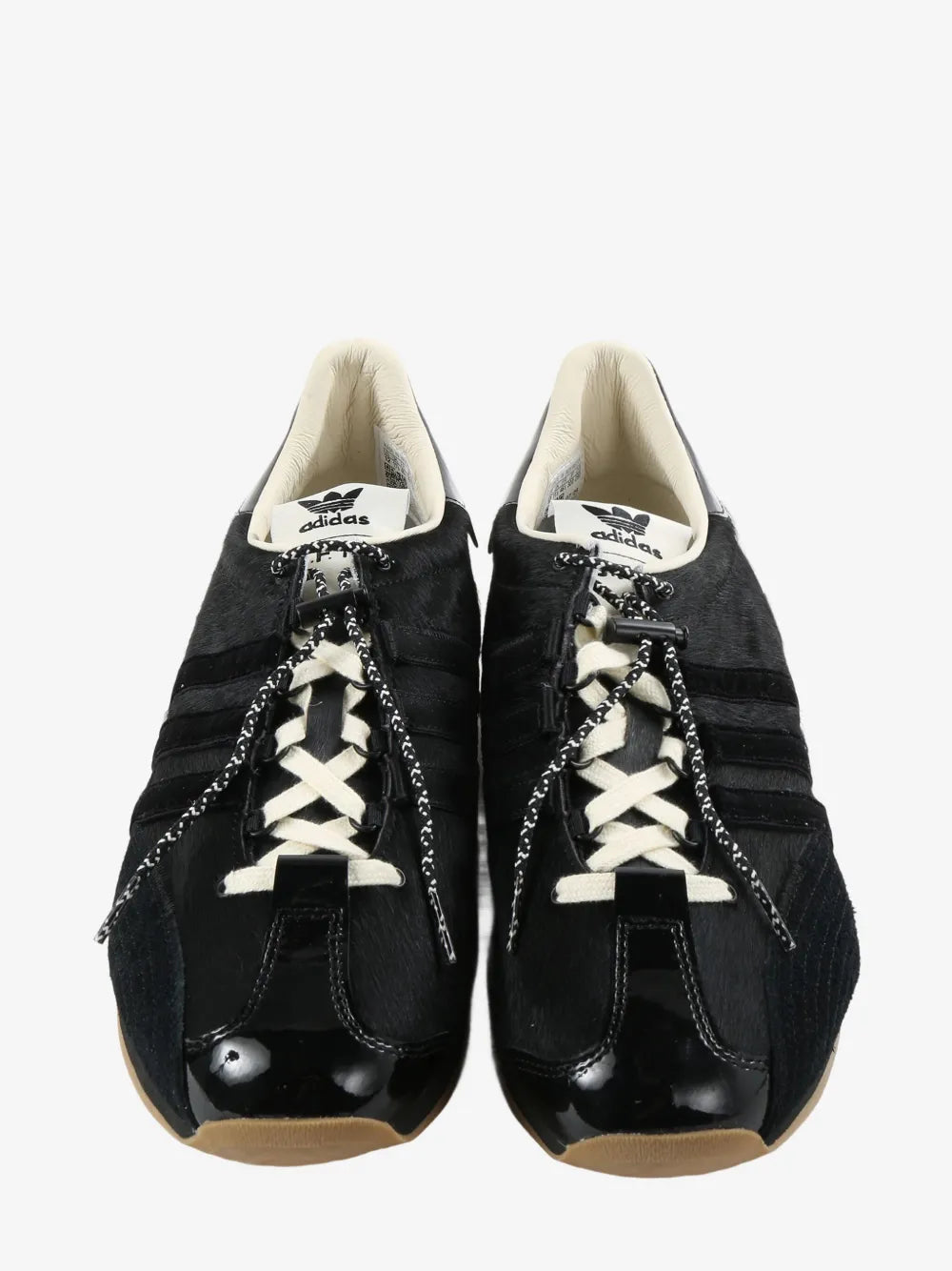 adidas Sftm Country Og Sneakers — Black — Size US M 9 - US W 10.5 — Back View