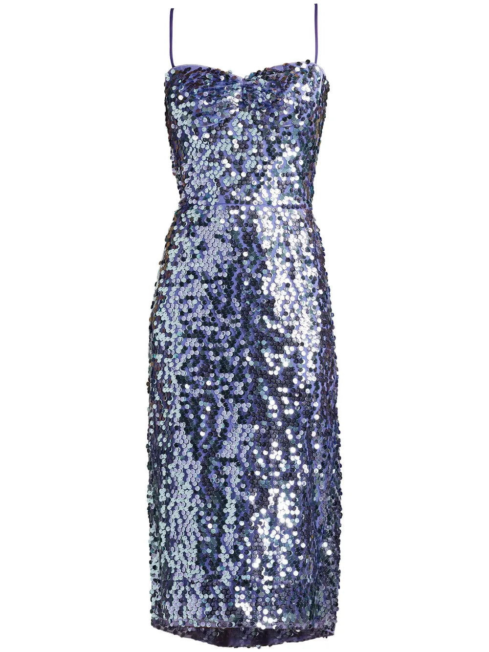 Tadashi Shoji Mikala Dress — Purple — Size S — Front View