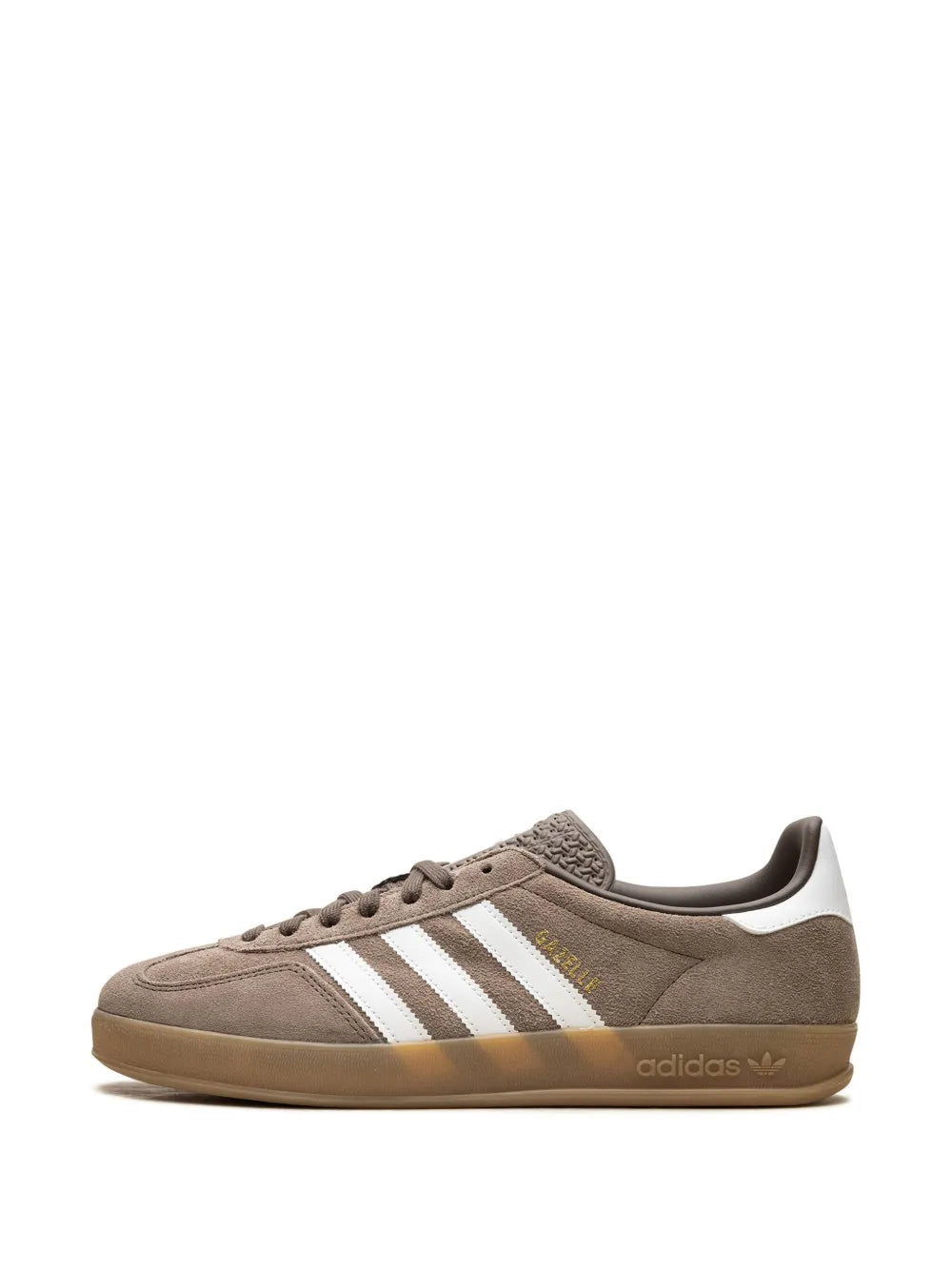 adidas Gazelle Indoor Sneakers — Brown — Size US M 11 - US W 12.5 — Detail View