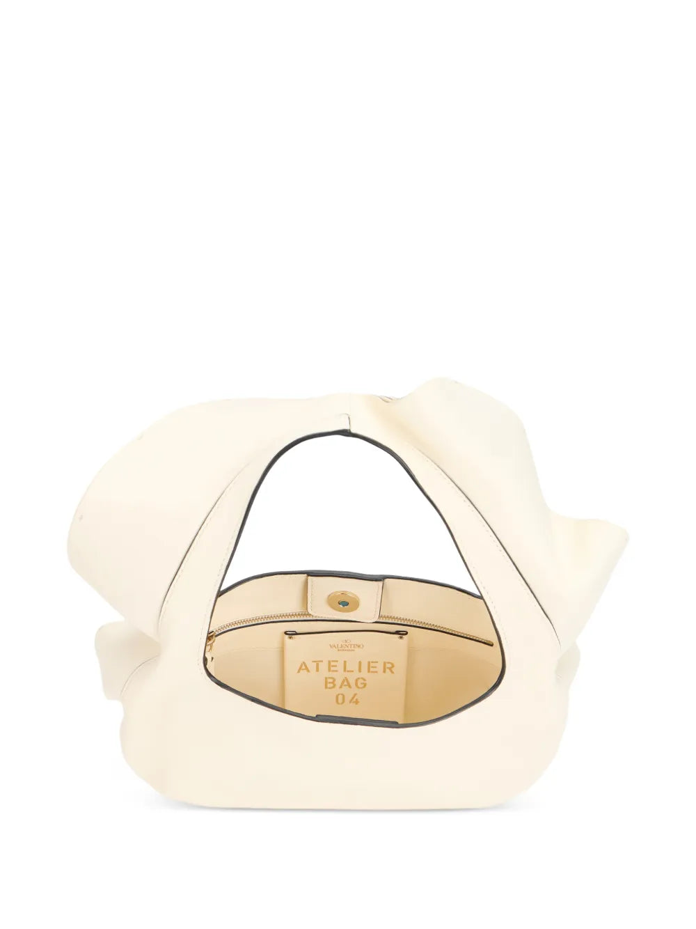 Valentino Garavani Atelier 04 Ruffled Shoulderbag — Same as shown — Size One Size — Top View