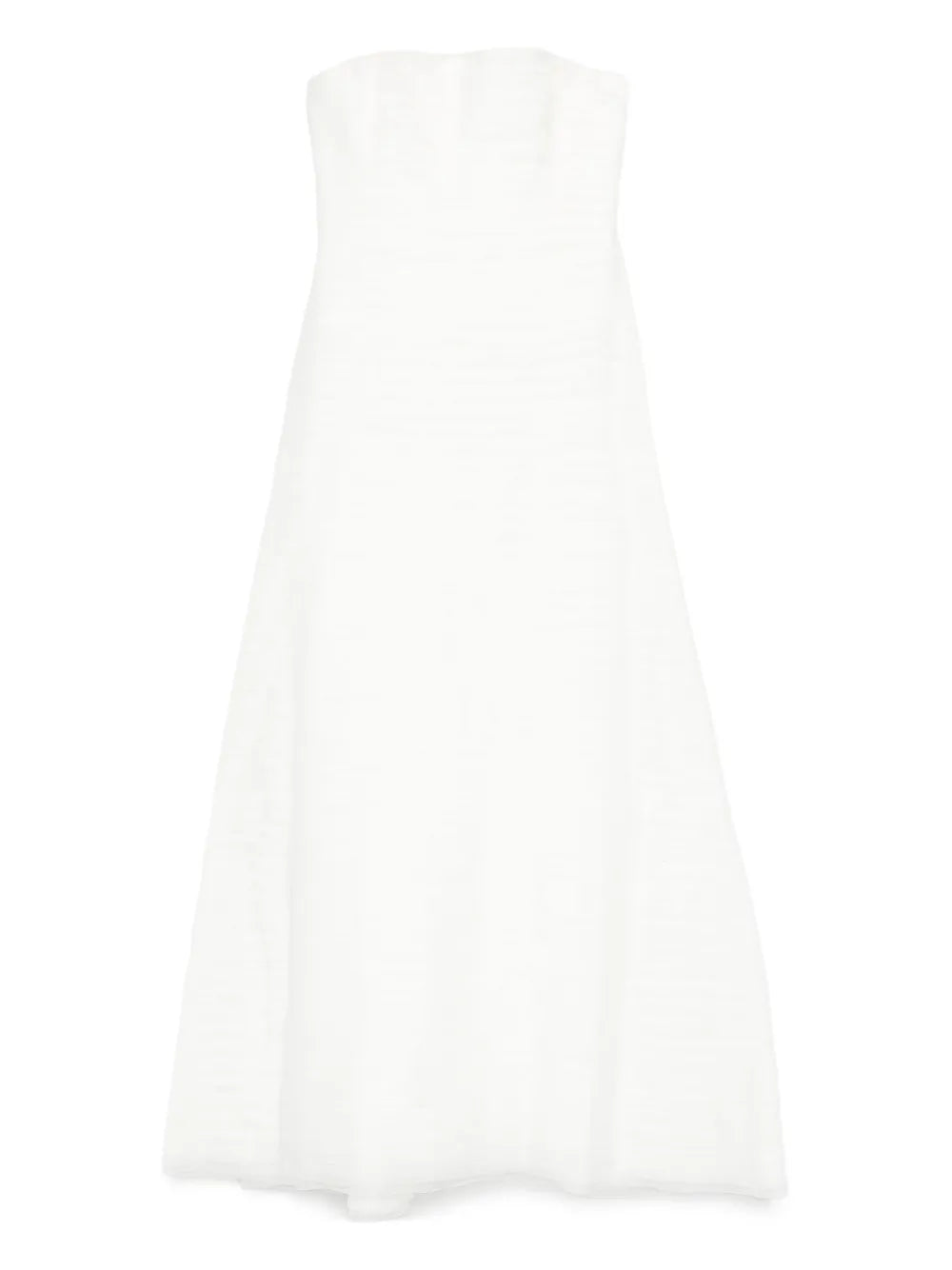 Aje Soundscape Maxi Dress — White — Size XS — Front View