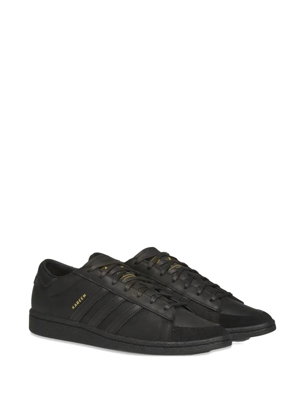 adidas Jabbar Dress Low Willy Chavarria - Black Sneakers — Black — Size US M 11 - US W 12.5 — Side View