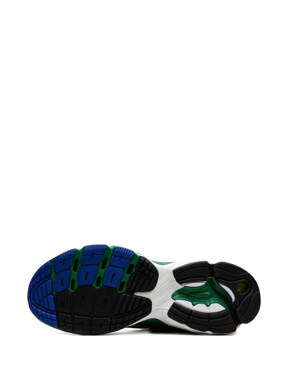 adidas Orketro Bape Yellow Blue Green Sneakers — Blue — Size US M 4.5 - US W 6 — Detail View