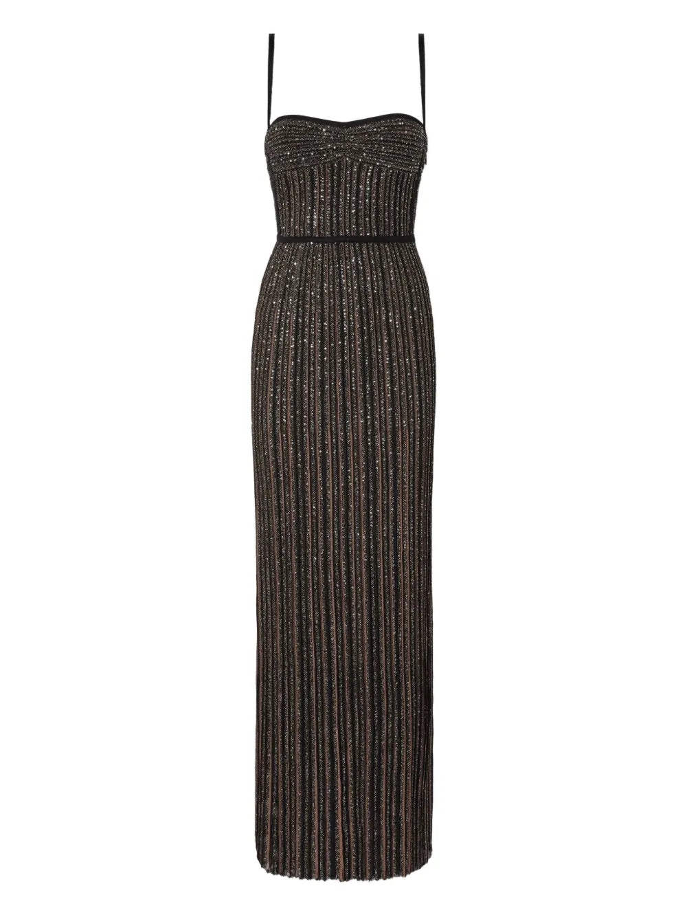Missoni Embellished Maxi Dress — Black — Size S — Front View