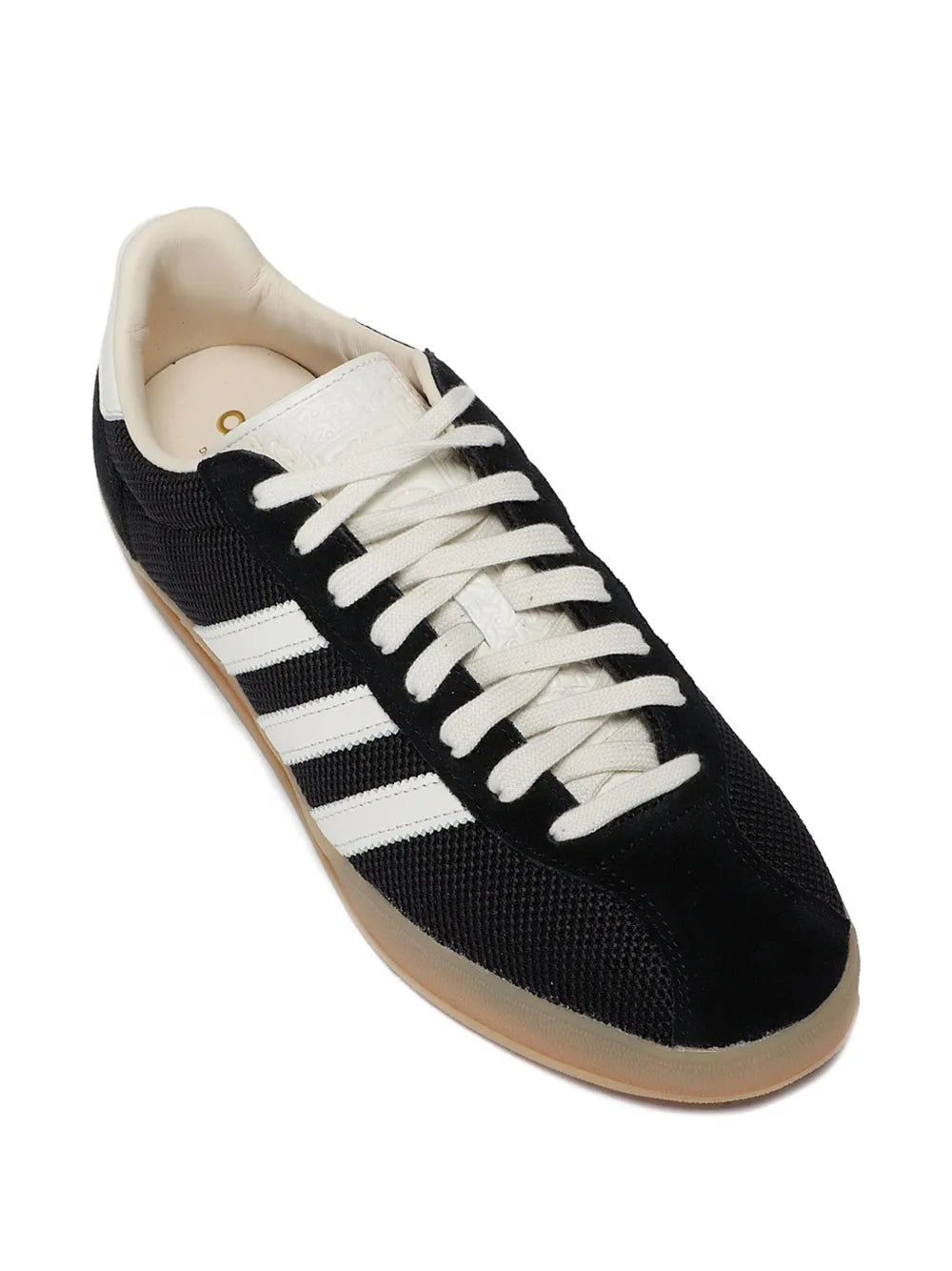 adidas Gazelle Indoor Pro Panelled Sneakers — Black — Size US M 5.5 - US W 7 — Back View