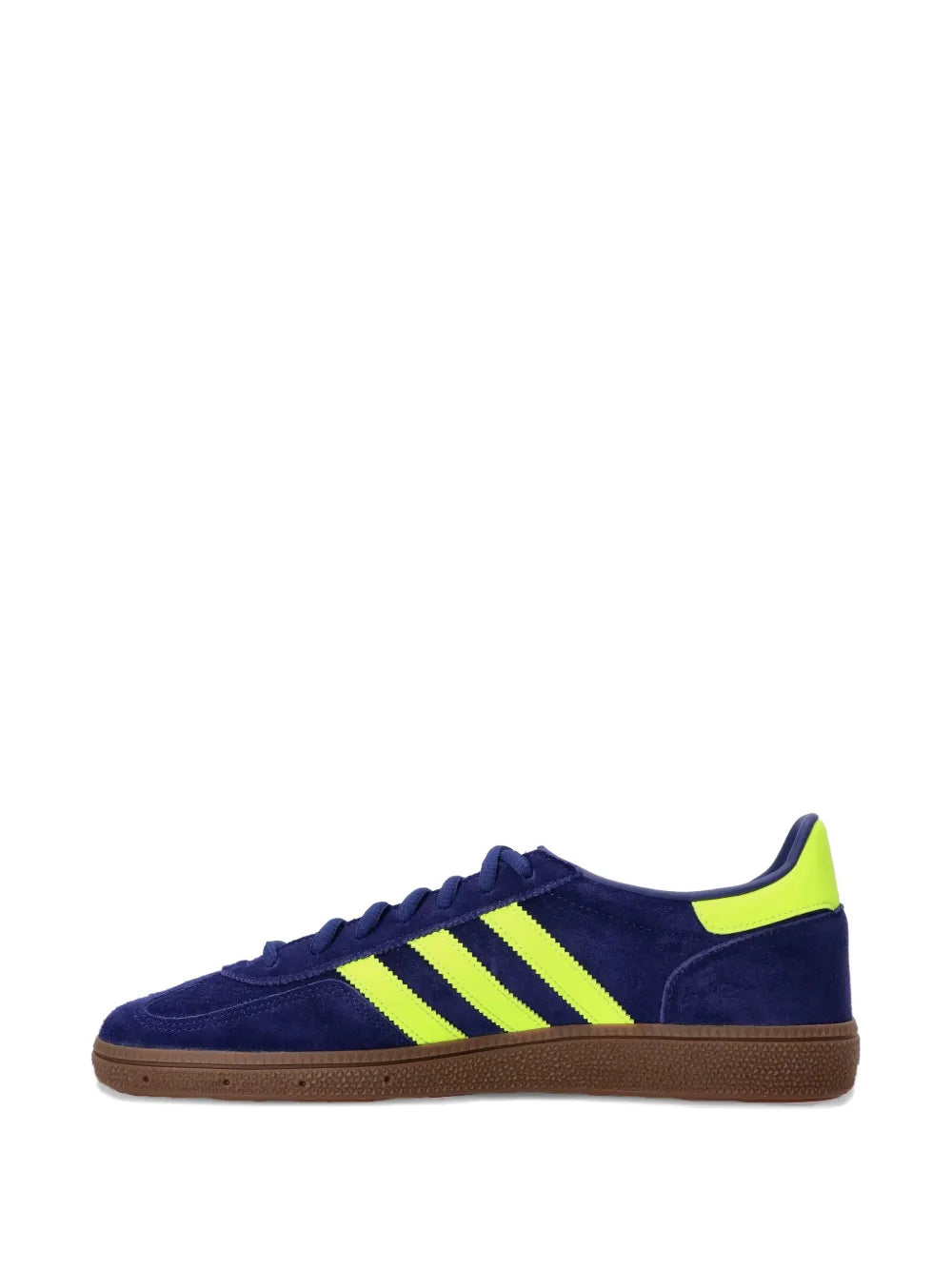 adidas Handball Spezial Three-Stripe Suede Sneakers — Blue — Size US M 9 - US W 10.5 — Top View