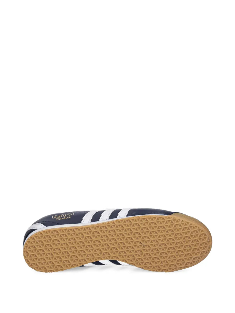 adidas Italia Leather Sneakers — Navy Blue — Size US M 11 - US W 12.5 — Detail View