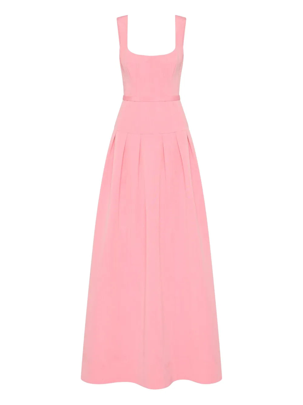 Rebecca Vallance Pleated Amaro Dress — Pink — Size XS — Front View