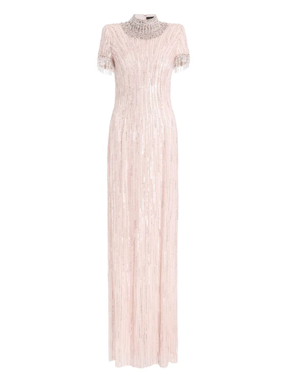 Jenny Packham Madeleine Beaded Maxi Dress — Same as shown — Size XS — Front View
