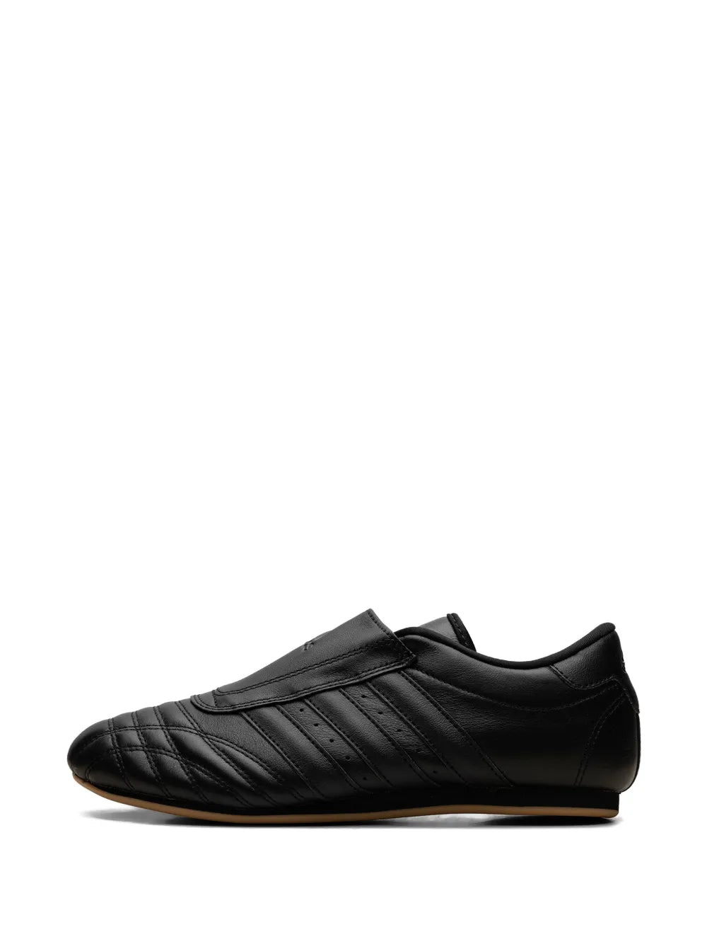 adidas Quilted Taekwondo Sneakers — Black — Size US M 9.5 - US W 11 — Detail View
