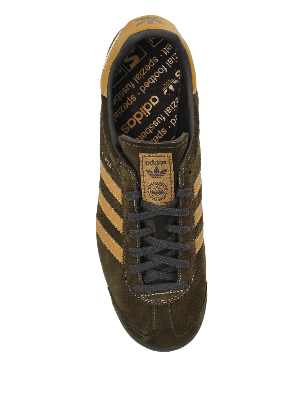 adidas Samoa Ii Spzl Suede Sneakers — Brown — Size US M 9 - US W 10.5 — Detail View