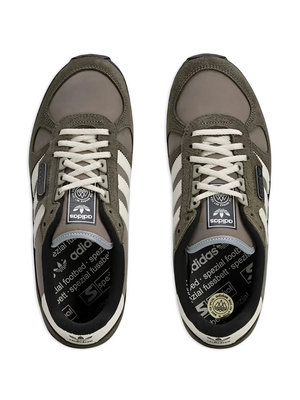adidas Ny Ii Low-Top Sneakers — Green — Size US M 4.5 - US W 6 — Side View