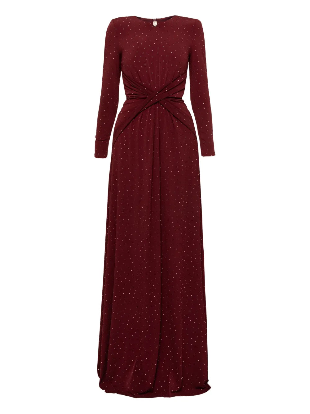 Nissa Embellished Twisted Maxi Dress — Same as shown — Size S — Front View