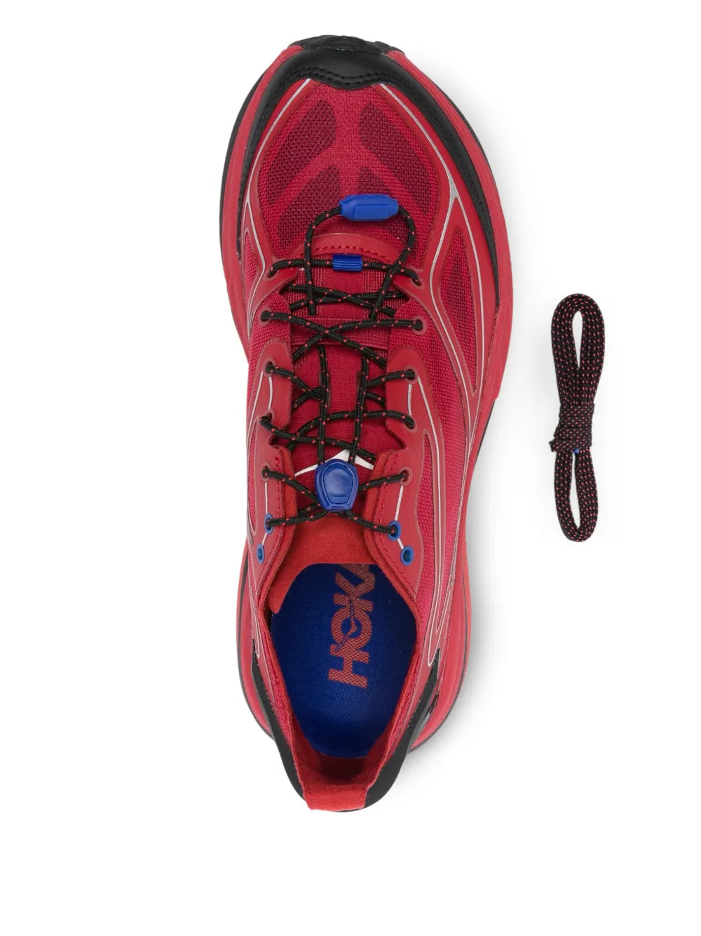 HOKA Stinson One7 — Red — Size US M 3.5 - US W 5 — Top View