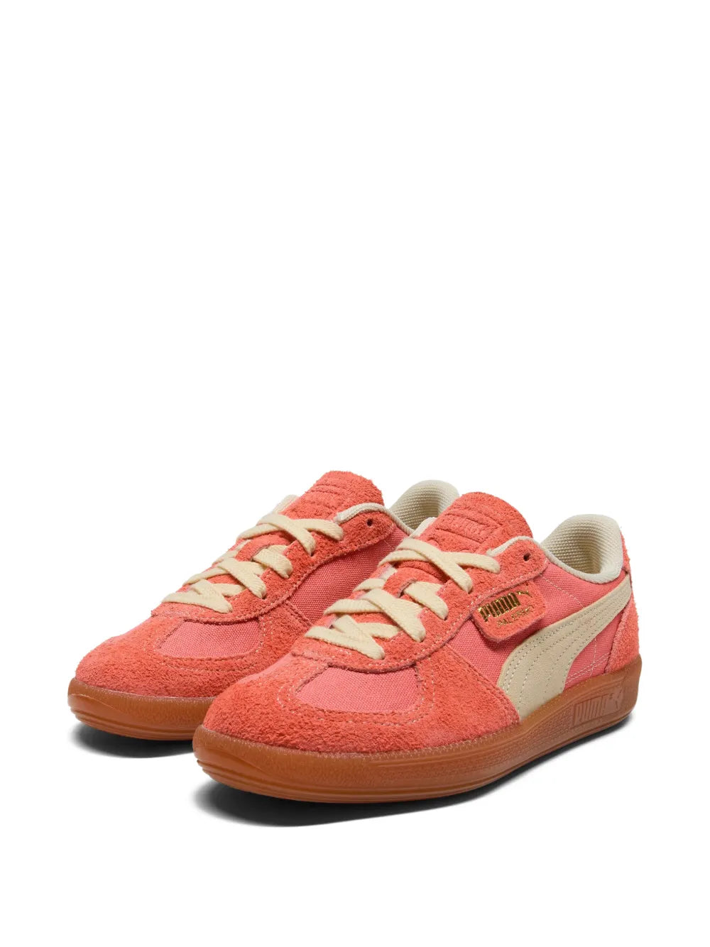 PUMA Palermo Vintage Lace-Up — Orange — Size US M 3.5 - US W 5 — Side View