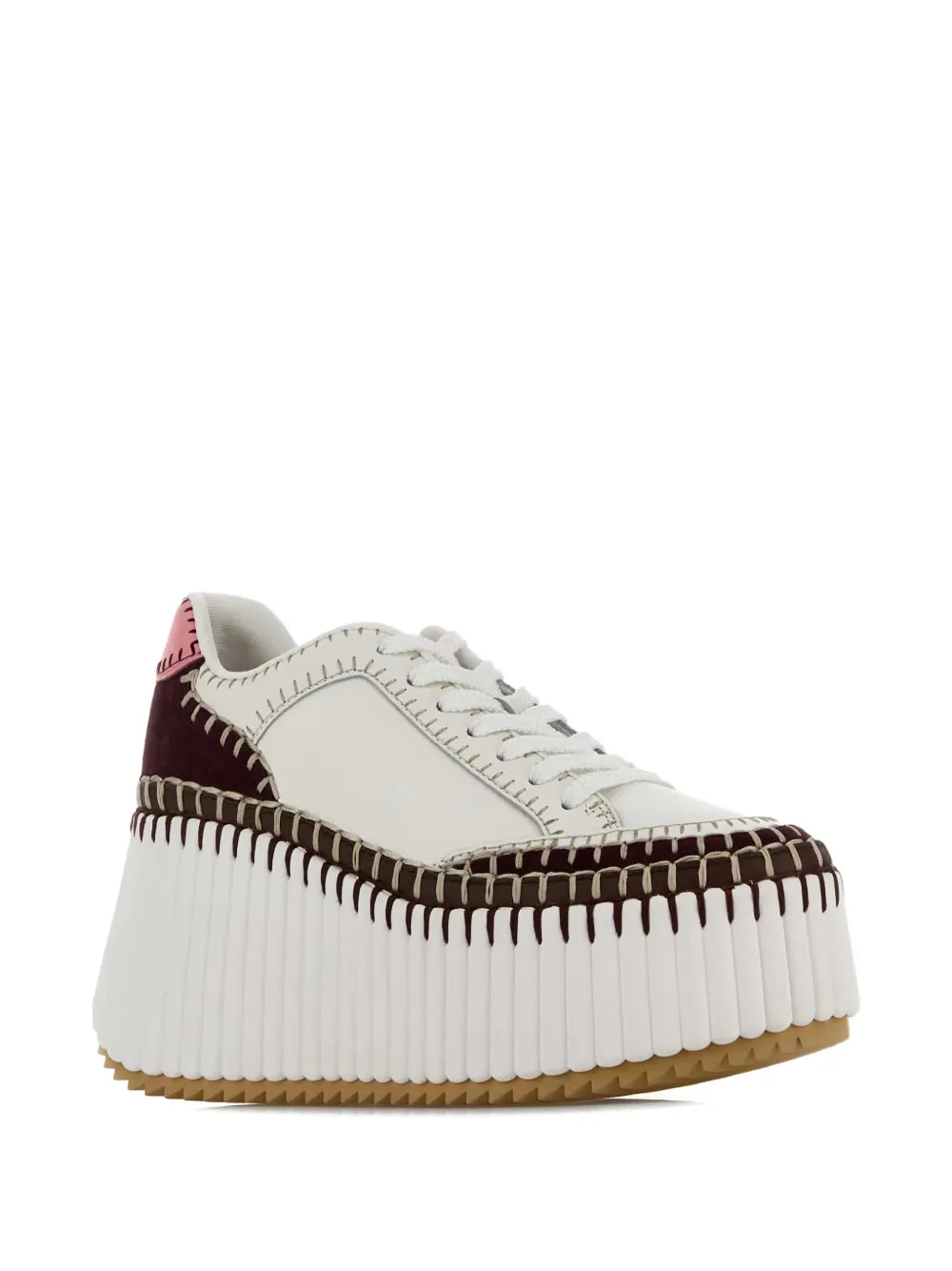 Chlo 0Mm Nama Platform — White — Size US M 3.5 - US W 5 — Side View