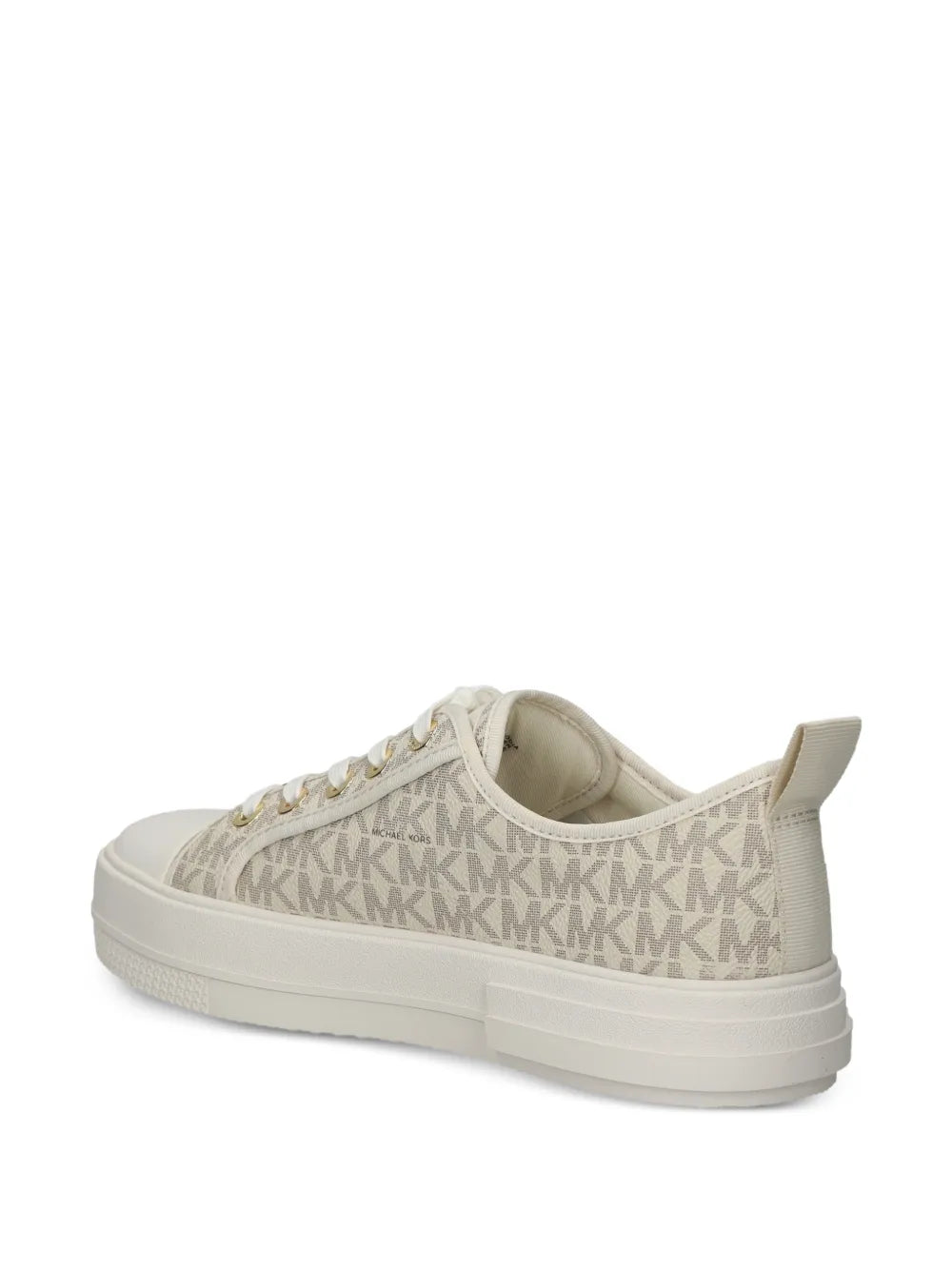 Michael Michael Kors Evy Logo-Print — Beige — Size US M 3.5 - US W 5 — Back View