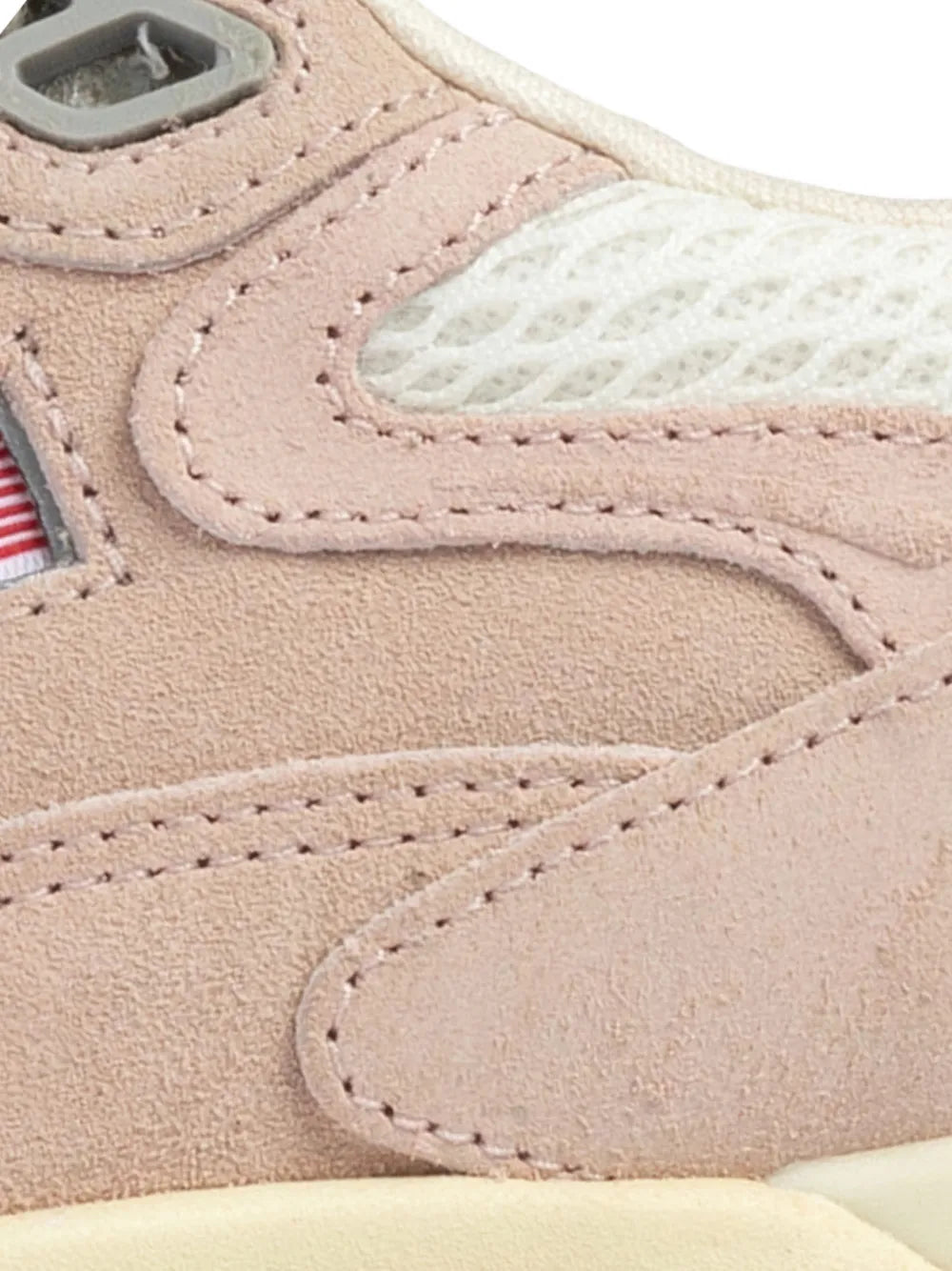Autry Hyperway Suede Lace-Up — Beige — Size US M 3.5 - US W 5 — Detail View
