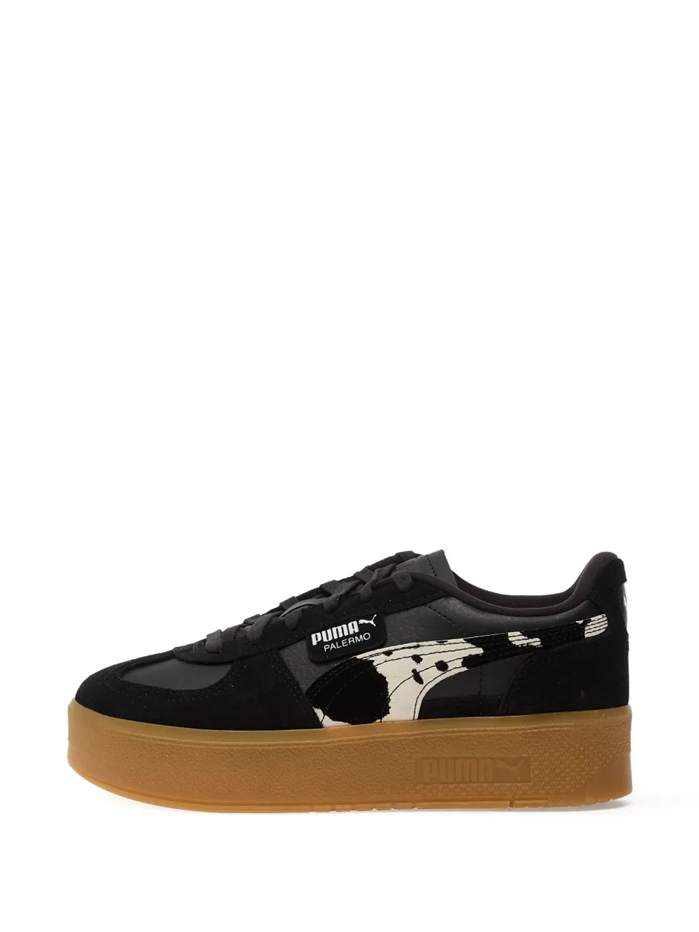 PUMA Palermo Elevata Wild Instinct — Black — Size US M 3.5 - US W 5 — Lifestyle View