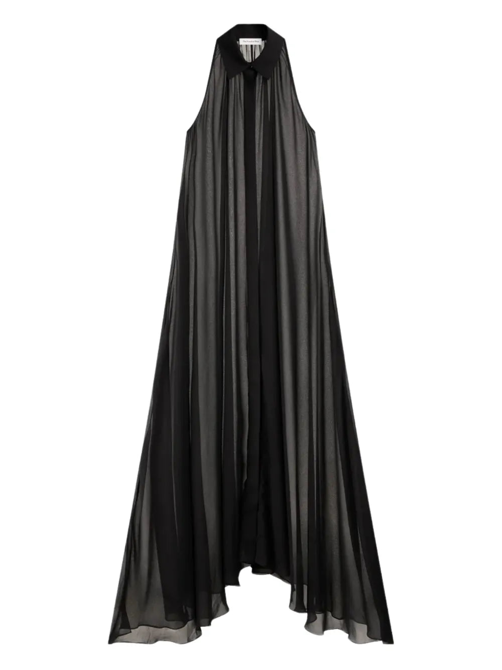 The Frankie Shop Sukie Sleeveless Maxi Dress — Black — Size XS — Front View