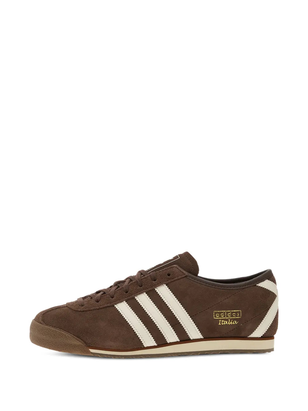 adidas Italia 70S Stripe Sneakers — Brown — Size US M 11 - US W 12.5 — Lifestyle View