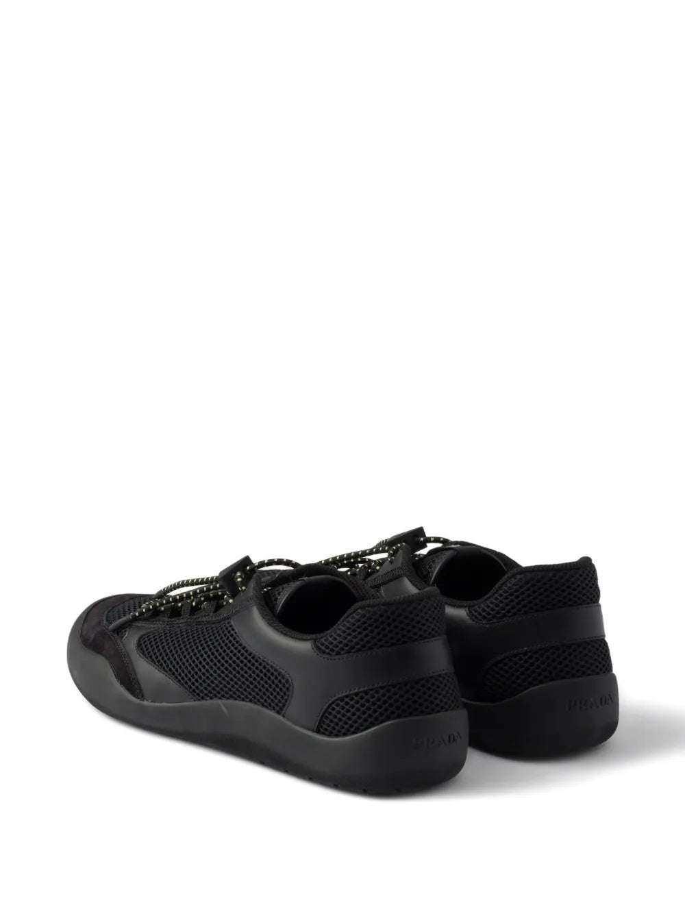 Prada Speedrock Mesh Panelled — Black — Size US M 3.5 - US W 5 — Lifestyle View