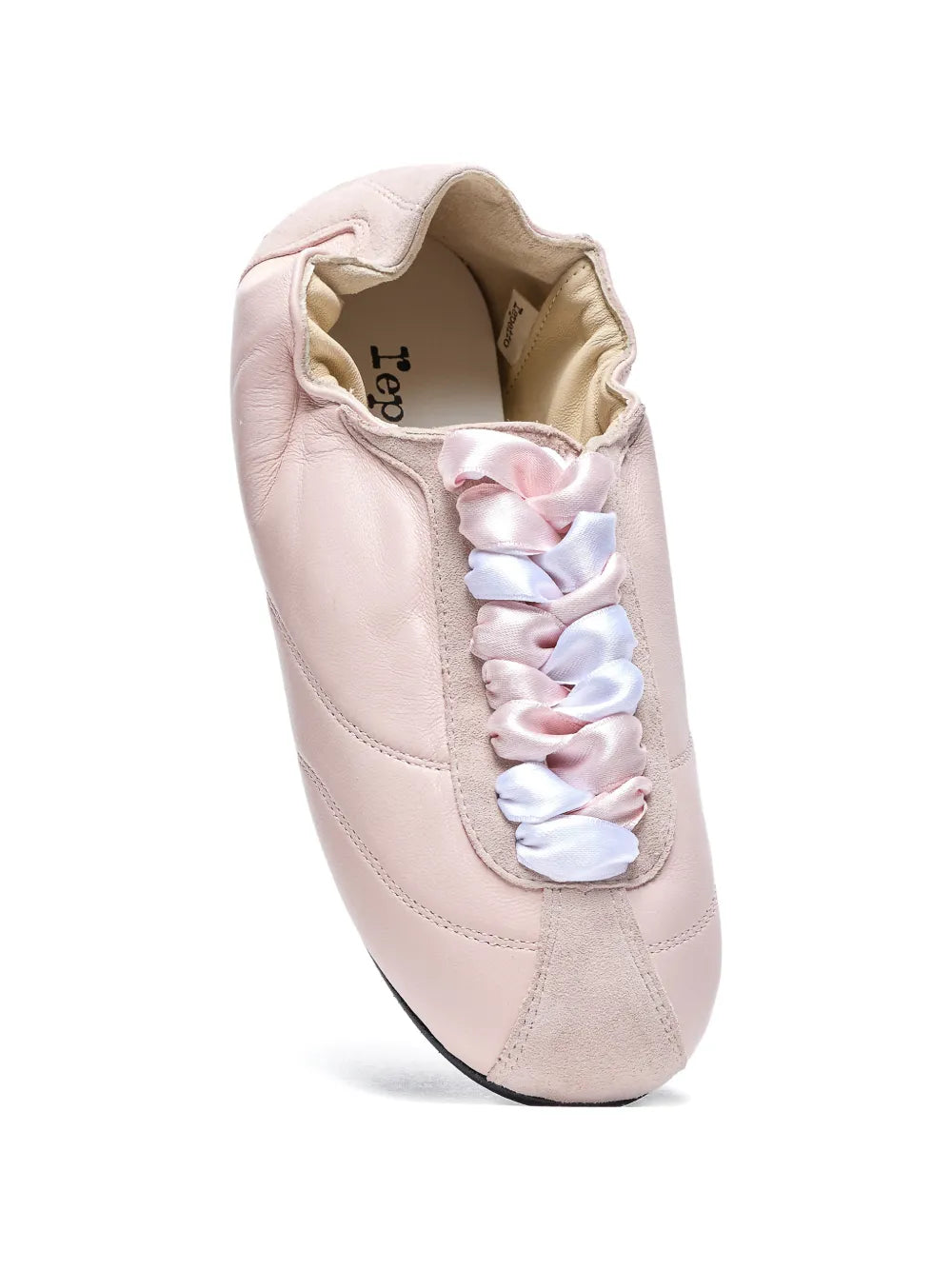 Repetto Panelled Silk — Pink — Size US M 3.5 - US W 5 — Top View