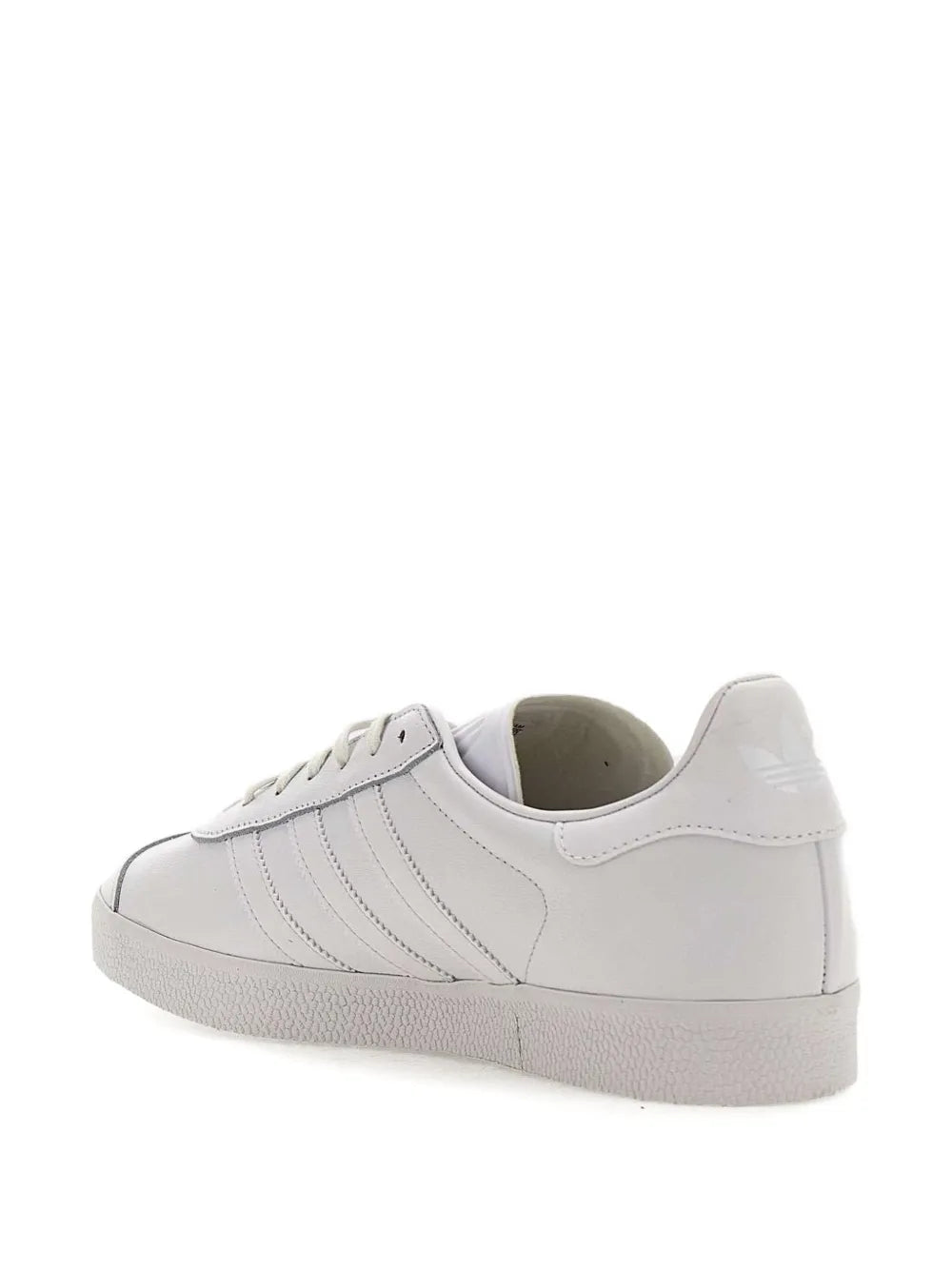 adidas Gazelle Triple White Sneakers — White — Size US M 8.5 - US W 10 — Back View