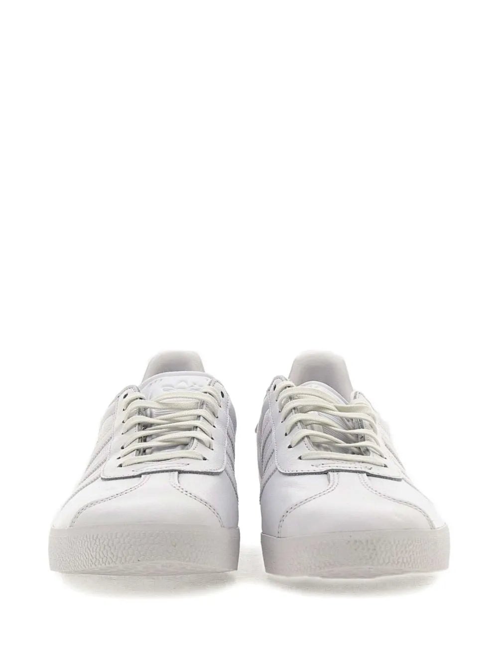 adidas Gazelle Triple White Sneakers — White — Size US M 8.5 - US W 10 — Top View