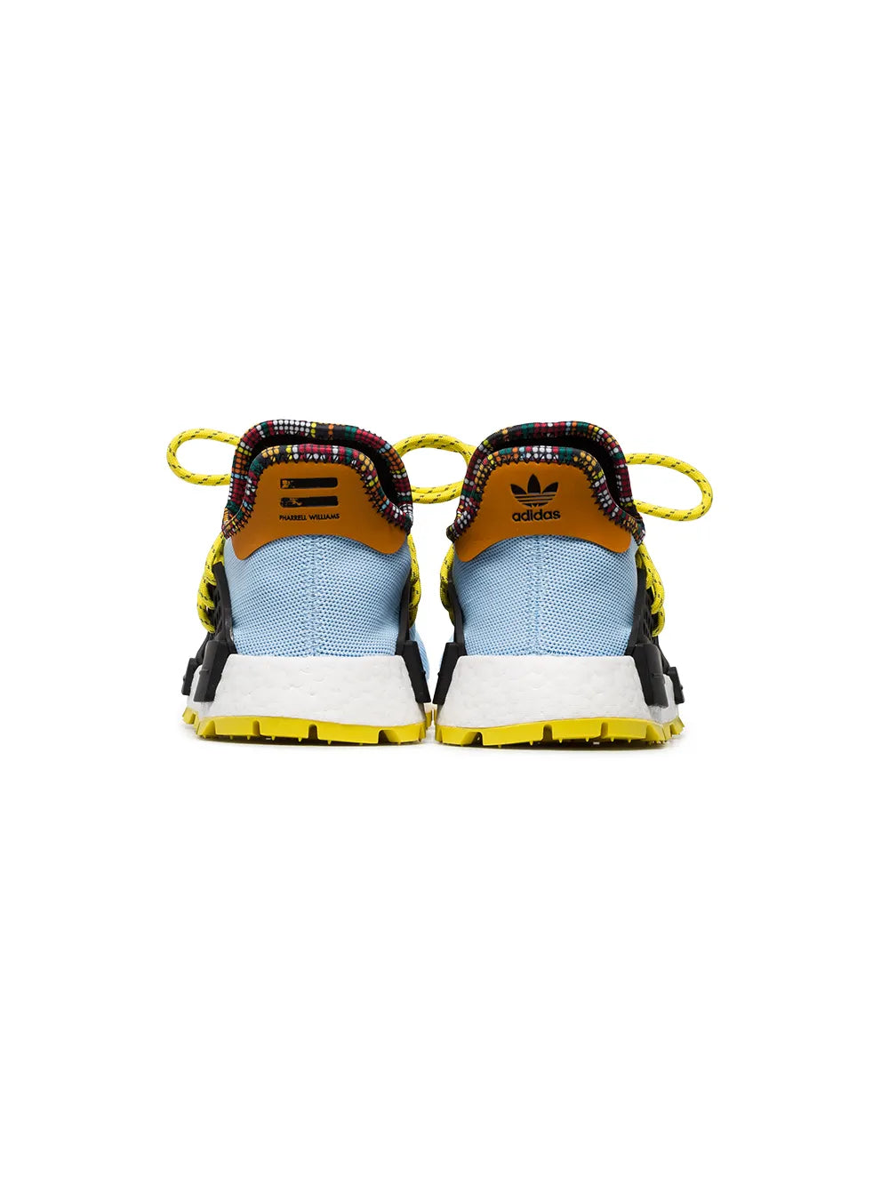 adidas X Pharrell Williams Multicoloured Human Body Nmd Sneakers — Same as shown — Size US M 10 - US W 11.5 — Detail View