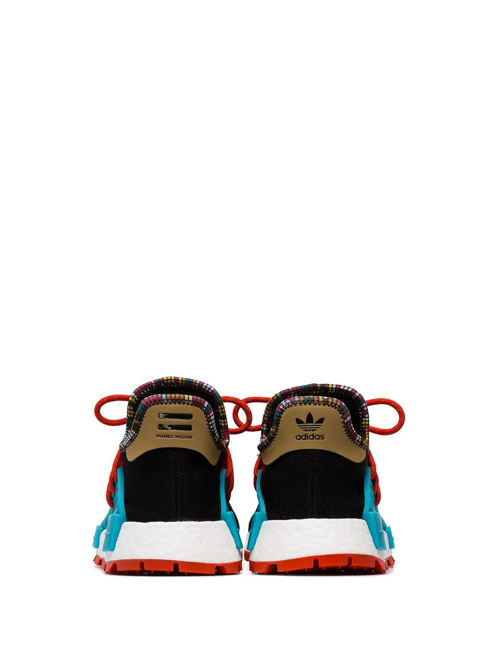 adidas X Pharrell Williams Solar Hu Nmd Inspiration Pack - Black Sneakers — Black/Multicolour — Size US M 10 - US W 11.5 — Top View