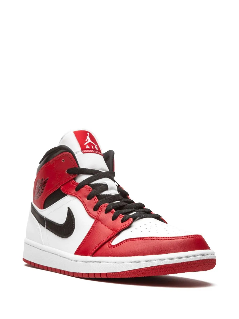 Air Jordan 1 Mid Chicago 2020 Sneakers — Red/White/Black — Size US M 10.5 - US W 12 — Side View