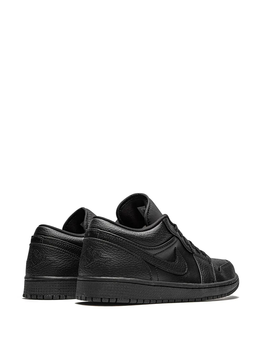 Air Jordan 1 Low Triple Black Sneakers — Same as shown — Size US M 10.5 - US W 12 — Back View
