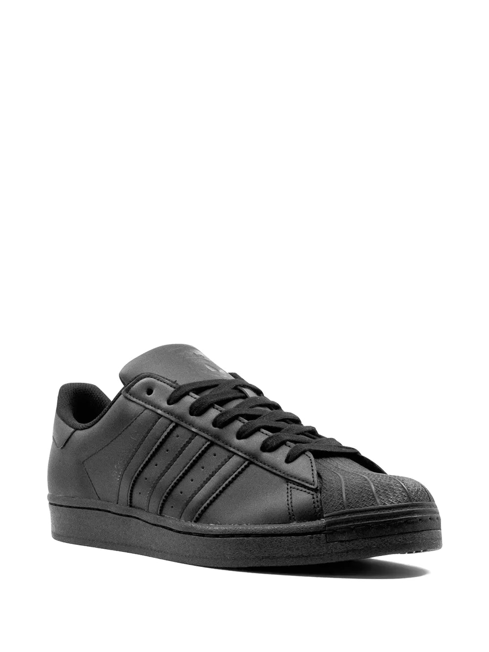 adidas Superstar Triple Black Sneakers — Same as shown — Size US M 9.5 - US W 11 — Side View