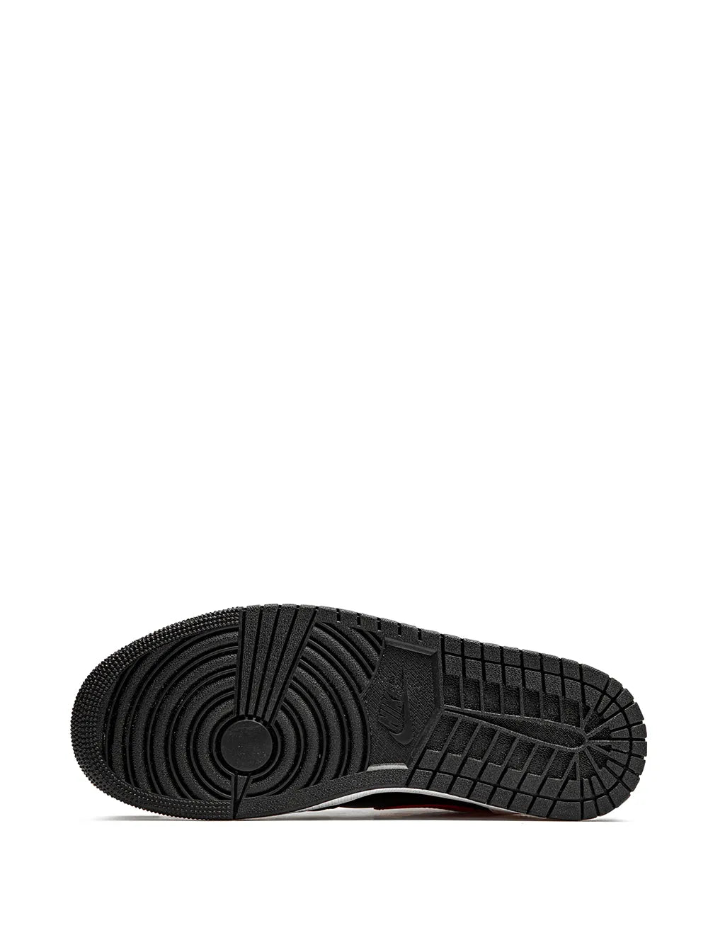 Air Jordan 1 Mid Chile Red Sneakers — Black/White — Size US M 11.5 - US W 13 — Top View