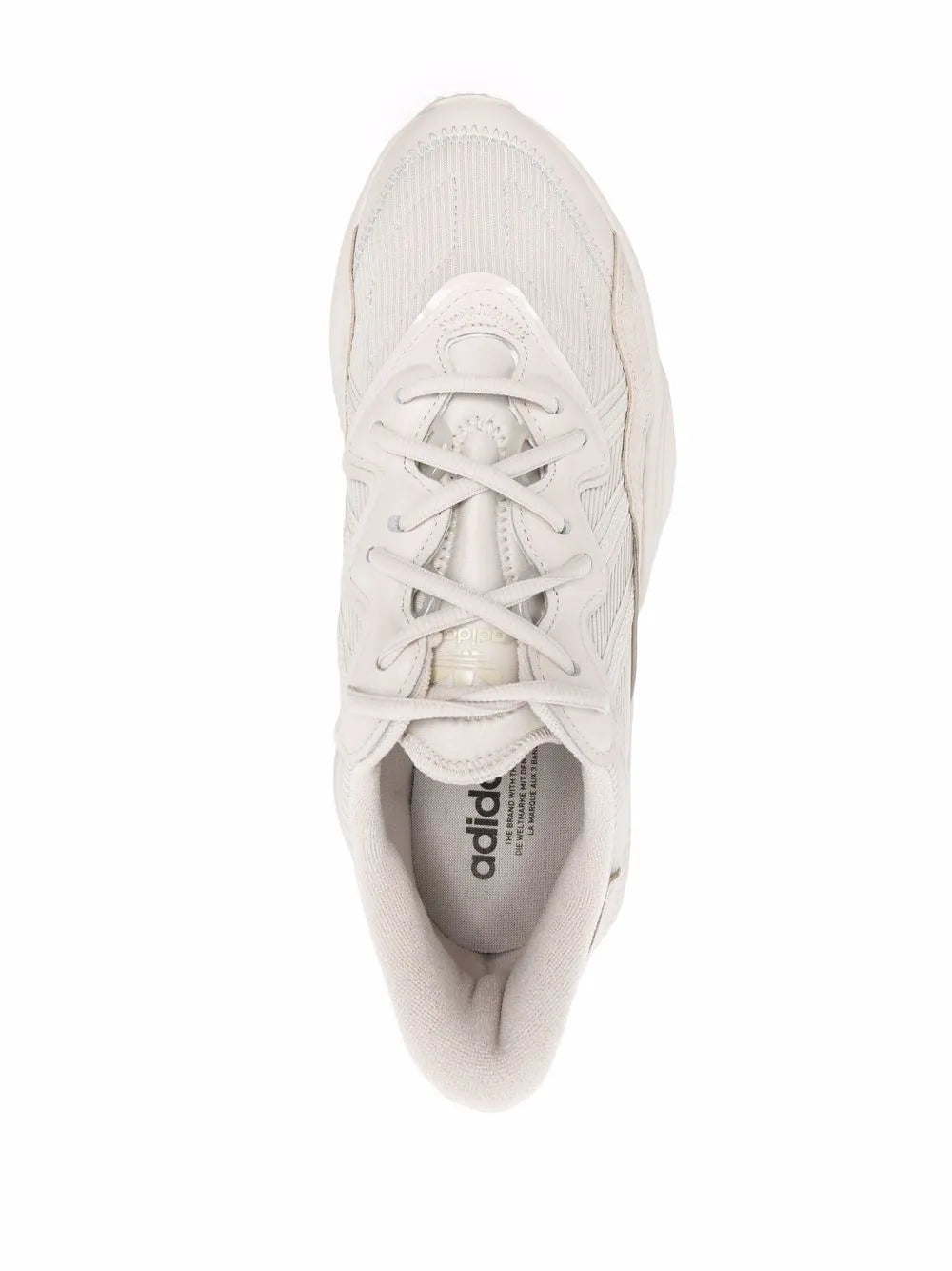 adidas Ozweego Low-Top Sneakers — Cream — Size US M 4.5 - US W 6 — Top View