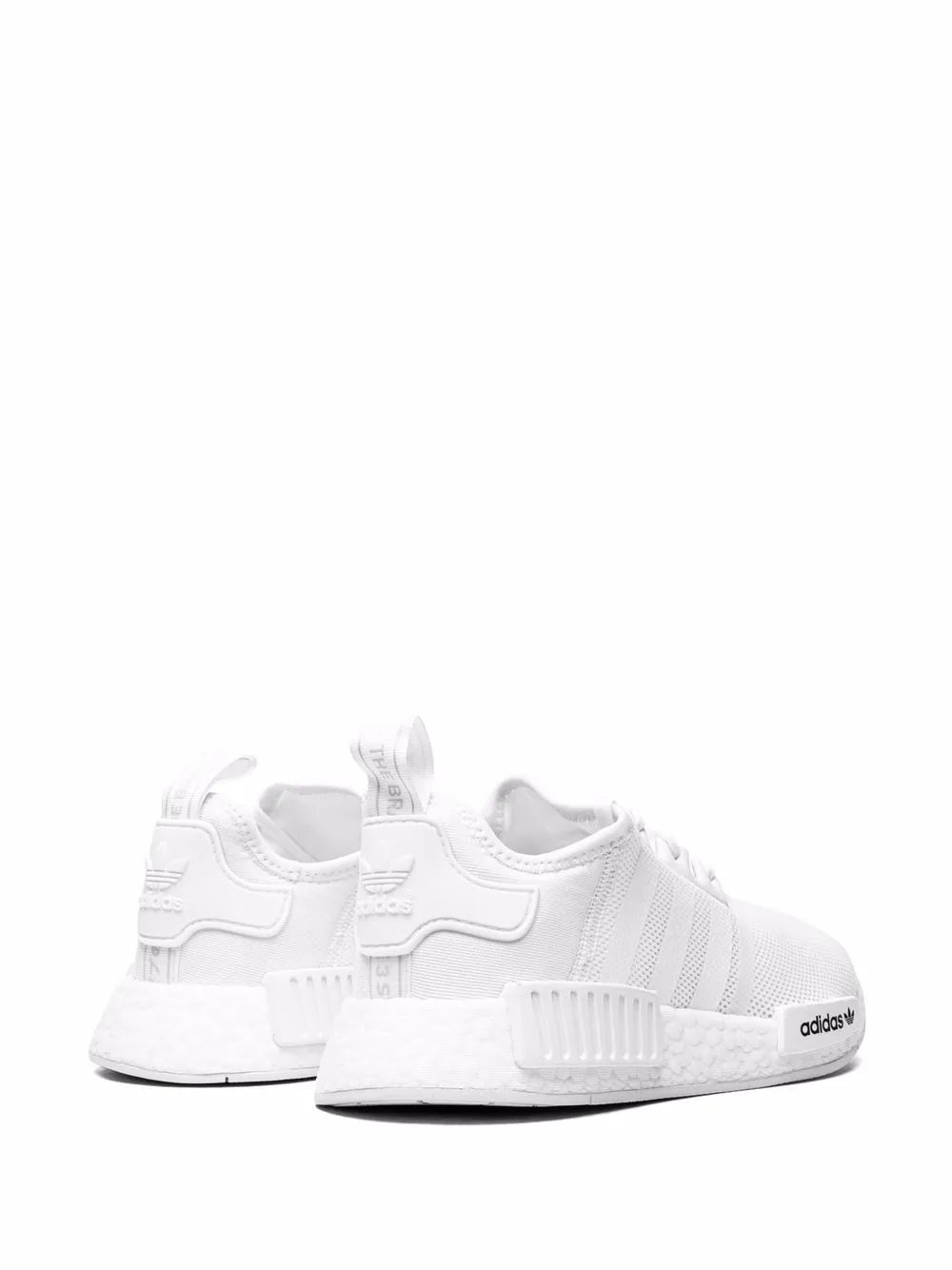 adidas Nmd_R1 Lace-Up Sneakers — White — Size US M 4.5 - US W 6 — Back View