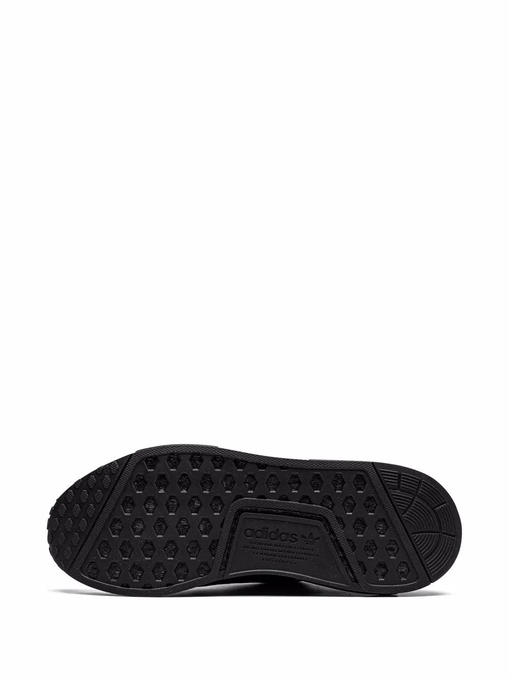 adidas Nmd_R1 Primeblue Cblack/Cblack Sneakers — Black — Size US M 4.5 - US W 6 — Top View